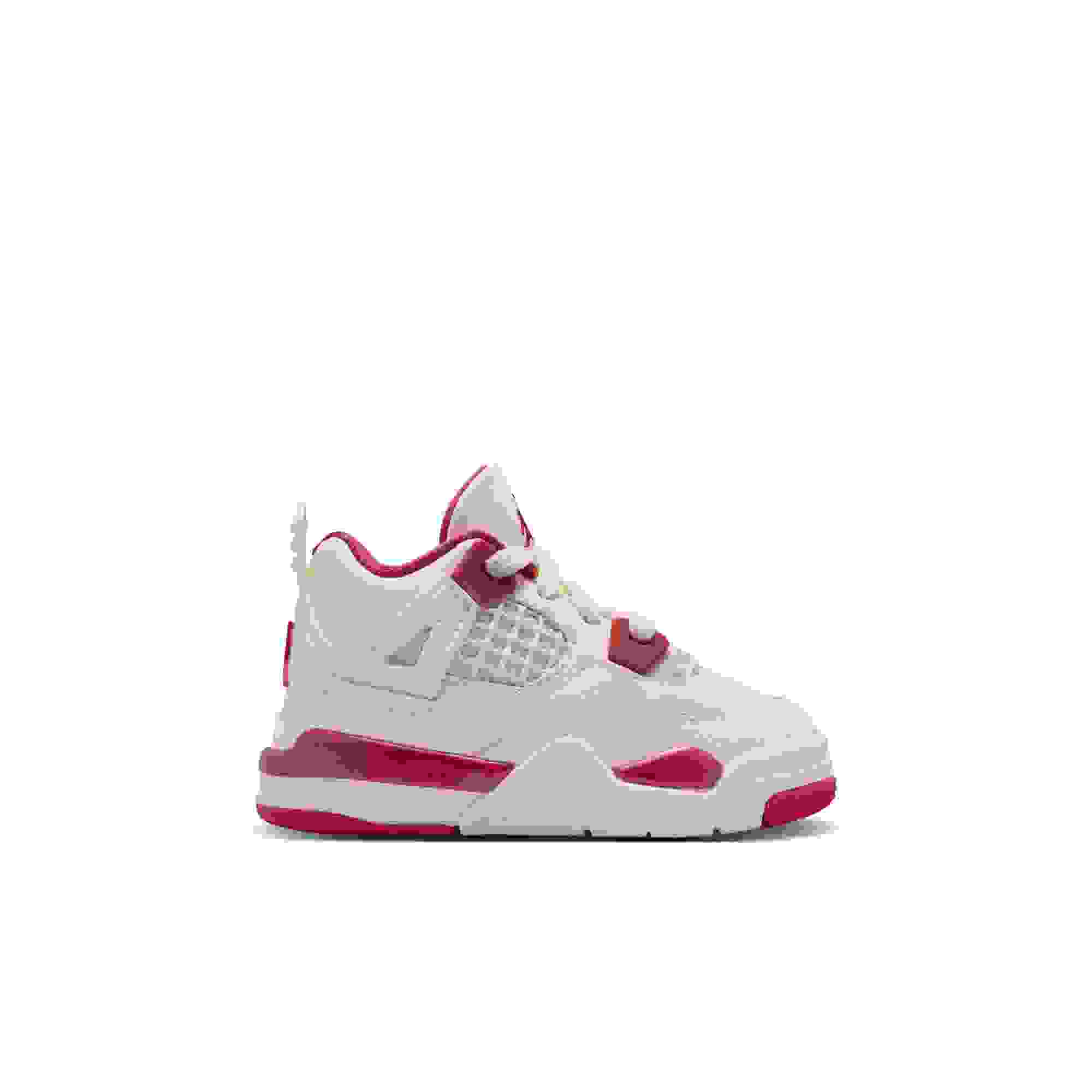 Jordan 4 Retro Toddler Girls' “Sierra Red” Shoe